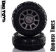 24v Dune Buggy UTV Ride On Side X Side RC w/ Rubber Tires - Jet Black
