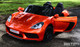 Giant 24v Big Kids Ride On Super Car XXL 180W Motor & Rubber Tires - Orange