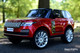 24v Range Rover Ride On SUV w/ Rubber Tires & Leather Seat - Red