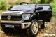 Mini Toyota Tundra Ride On Truck w/ Leather Seat & Rubber Tires - Black
