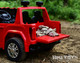 4x4 GMC Denali Ride On Truck w/ Leather Seat & Rubber Tires - Red