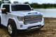 4x4 GMC Denali Ride On Truck w/ Leather Seat & Rubber Tires - White