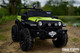 4x4 Trekker Ride On Truck w/ Leather Seat & Rubber Tires - Green