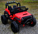 24v Outback Ride On Truck w/ Rubber Tires & Leather Seat - Red