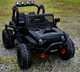 24v Outback Ride On Truck w/ Rubber Tires & Leather Seat - Black