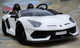 24v Drift Lamborghini Ride On Car w/ Parental Remote & Drift Tires - White