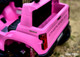 24v Lifted Chevy Silverado Ride On Pickup Truck w/ Remote Control & Leather Seat - Pink