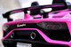 24v Drift Lamborghini Ride On Car w/ Parental Remote & Drift Tires - Pink