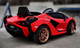 Mini Lamborghini Sian Ride On Car w/ Leather Seat & Rubber Tires - Red
