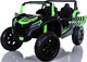 Fast 24v Spartan Big Kids Ride On Buggy XXL 180W Motor & Air Filled Rubber Tires - Green