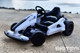 24v Bullet Electric Drift Kart w/ Upgraded Motors & Leather Seat - White