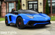 Giant 24v Big Kids Ride On Lamborghini XXL 180W Motor & Rubber Tires - Blue