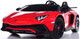 Giant 24v Big Kids Ride On Lamborghini XXL 180W Motor & Rubber Tires - Red