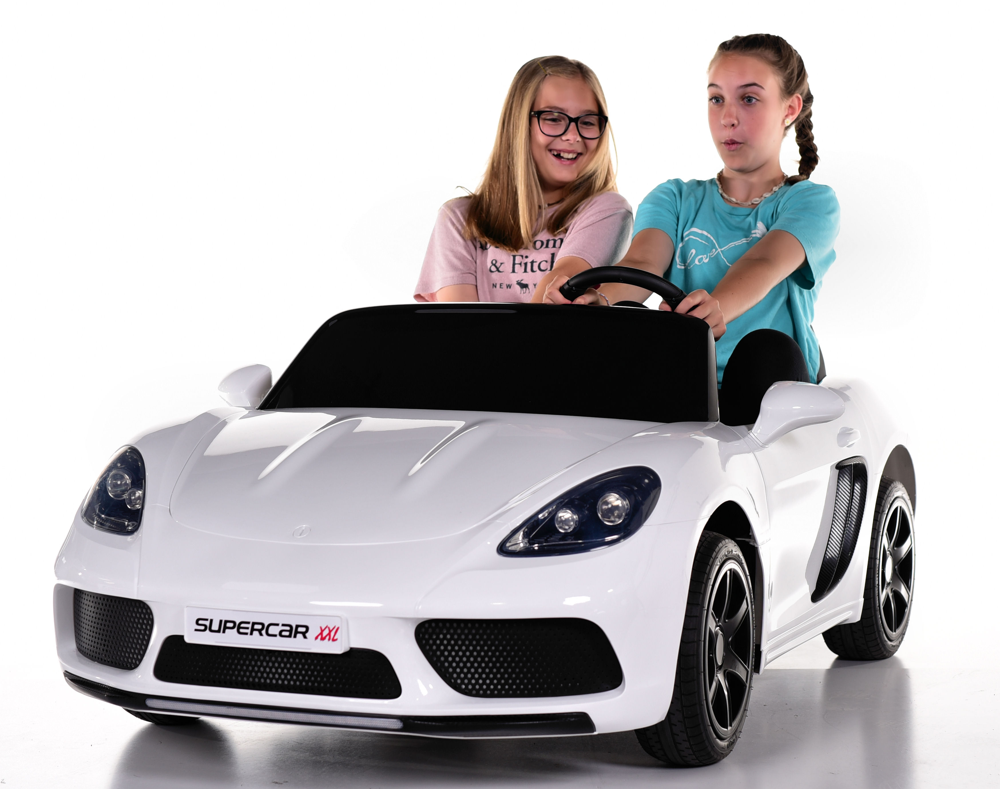Giant 24v Big Kids Ride On Super Car XXL 180W Motor & Rubber Tires