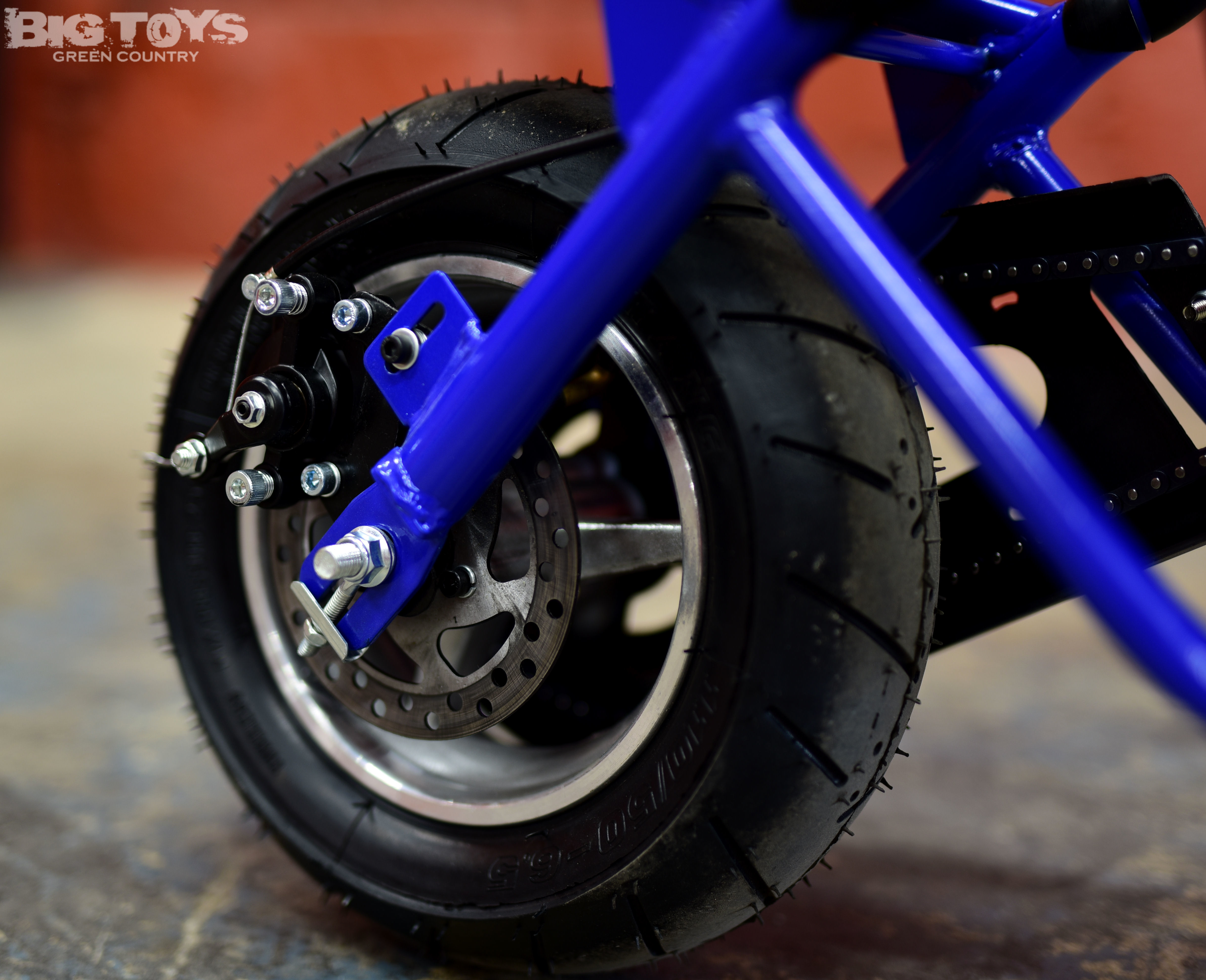 Fast Kids Mini Bike Chopper Motorcycle 49cc Gas - Black - Big Toys
