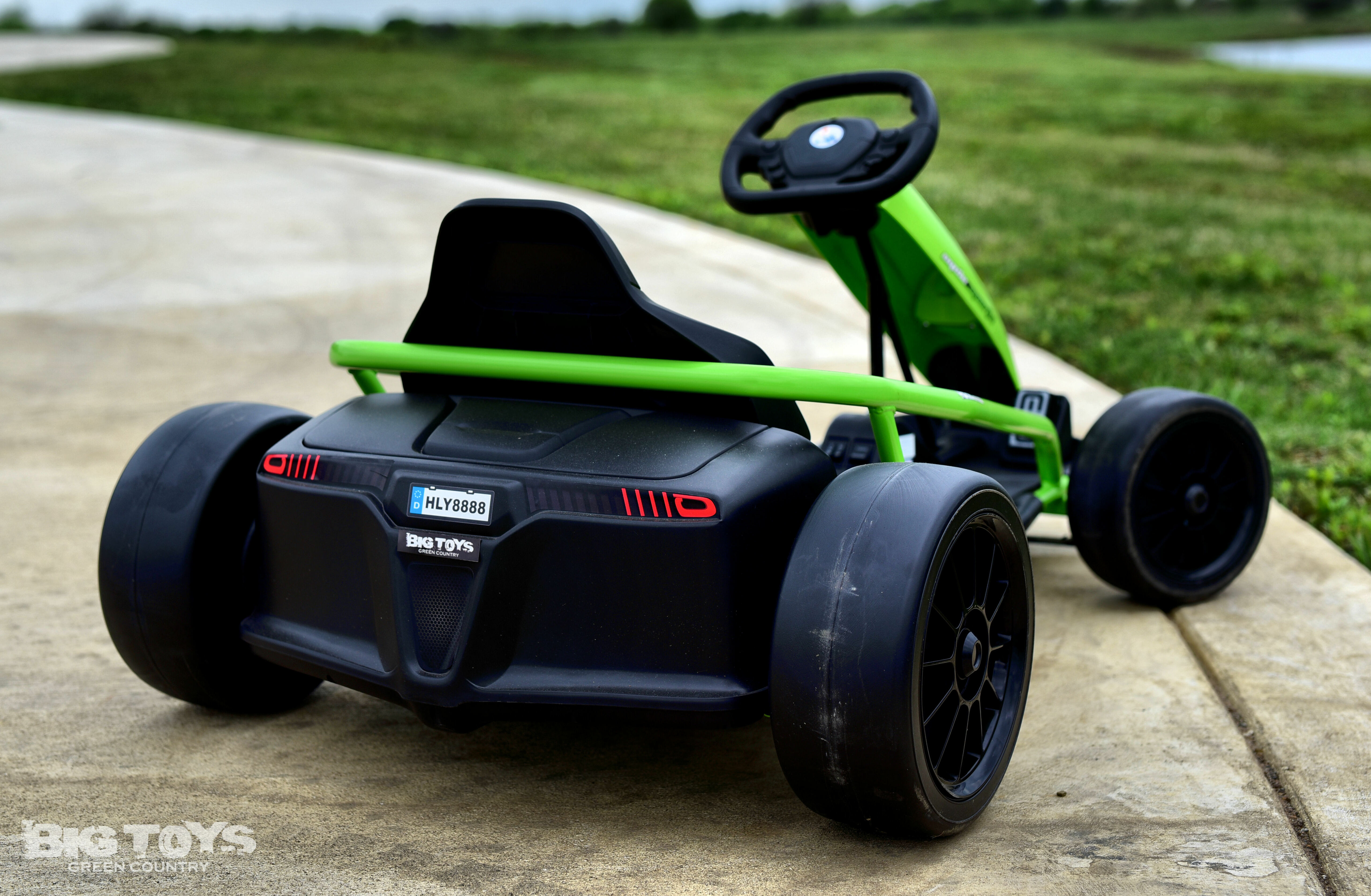24v Mini Electric Drift Kart - Green - Big Toys Green Country