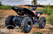 Rear view 24v Sahara ATV Black