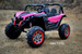 Pink Blade UTV driver side 4x4 rubber tires