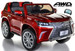 Lexus Ride-On SUV remote controlled rubber tires  leather seat painted red