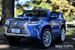 Lexus Ride-On SUV remote controlled rubber tires  leather seat painted blue