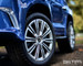 Lexus Ride-On SUV remote controlled rubber tires  leather seat painted blue