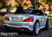 Mercedes SL 500 rear view silver 