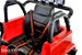 leather seat roll bar red lifted truck