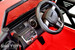 dashboard windshield red lifted truck steering wheel