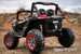 Ride on UTV rear driver side view