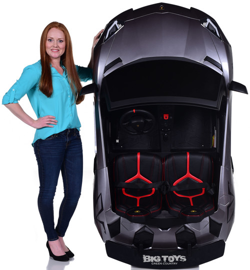 Giant 24v Big Kids Ride On Lamborghini XXL 180W Motor & Rubber