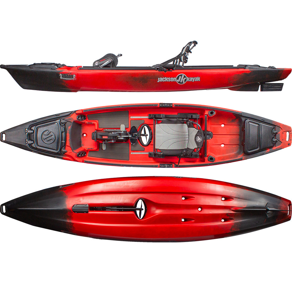2025 Knarr FD Black Widow - red kayak with black tips 2025 Knarr FD Black Widow - red kayak with black tips