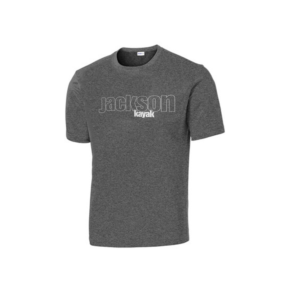 JK Logo Grey SportTek T-Shirt