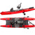 Blue Sky Boatworks Angler - Top and Side Views, pictured in RED 2024