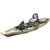 2026 Bite FD Forest, Quartering. Olive, Tan & Black Color kayak.