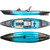 2025 Knarr FD Storm - light blue kayak with black tips 2025 Knarr FD Storm - light blue kayak with black tips