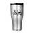 Orion Coolers Stainless Steel Tumbler with Black Logo and iLyd