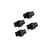 nylon wing nuts, x4