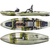 2026 Big Rig FD Forest, Side, Top & Bottom Views. Olive, Black & Tan Color Kayak