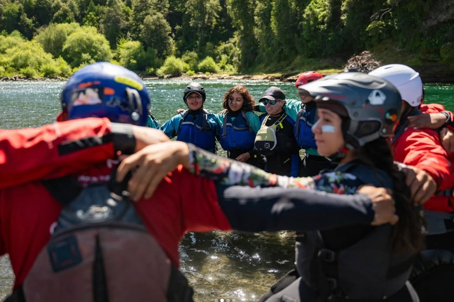 Indigenous youth launch on the Wood River