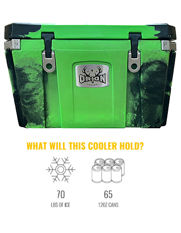 cooler with can capacity listed below