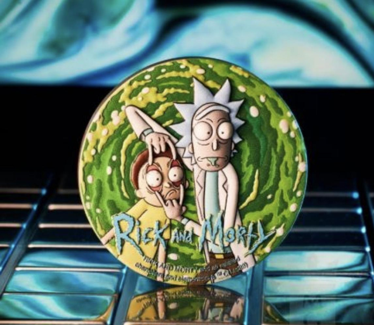 Niue 2023 $5 RICK AND MORTY 2oz Silver Coin limited Mintage 300
