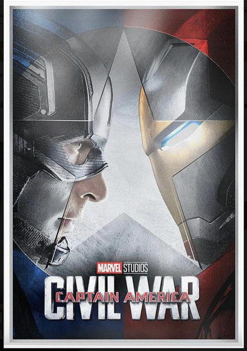 2025 Niue Marvel Infinity Saga Captain America Civil War 1.5oz Silver Foil COIN