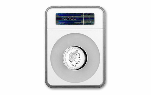 The Perth Mint ​STAR TREK USS ENTERPRISE 2016 TUVALU 5oz SILVER COIN dollar8 NGC PF 70 HIGH RELIEF