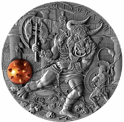 Mint of Poland Mennica Polska MINOTAUR ANCIENT MYTHS 2017 NIUE 2oz SILVER COIN dollar5 NGC MS70 HIGH RELIEF ANTIQUE Mint of Poland Mennica Polska MINOTAUR ANCIENT MYTHS 2017 NIUE 2oz SILVER COIN dollar5 NGC MS70 HIGH RELIEF ANTIQUE