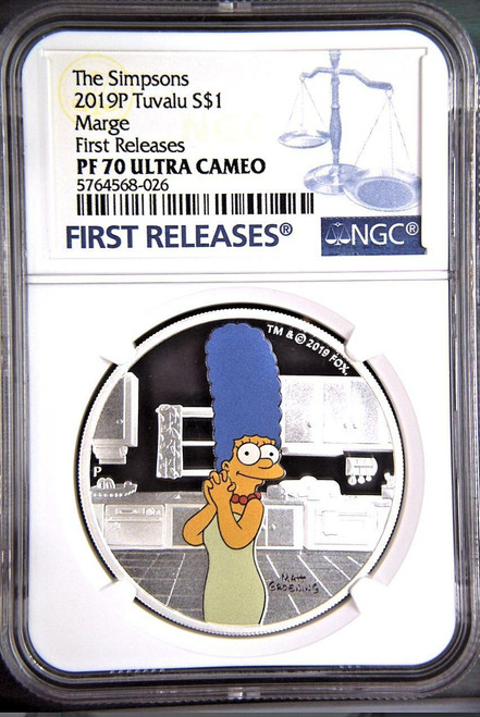 2022 The Simpsons Krustylu Studios Krusty Lu $1 1oz Silver COIN