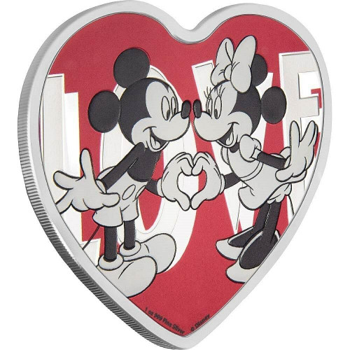 Disney DISNEY CHARACTERS MICKEY MINNIE WITH LOVE 2018 NIUE dollar2 SILVER COIN NGC PF70 ER Disney DISNEY CHARACTERS MICKEY MINNIE WITH LOVE 2018 NIUE dollar2 SILVER COIN NGC PF70 ER