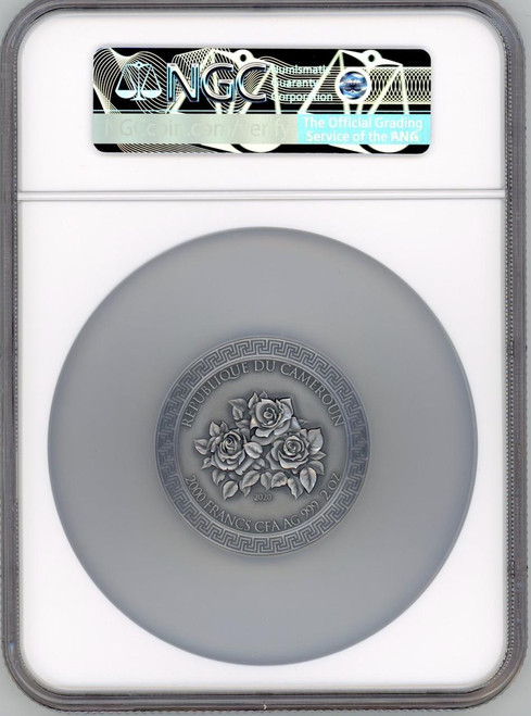 Mint XXI THE THREE GRACES 2020 CAMEROON 2oz 2000 FRANCS SILVER COIN NGC MS 70 ANTIQUED Mint XXI THE THREE GRACES 2020 CAMEROON 2oz 2000 FRANCS SILVER COIN NGC MS 70 ANTIQUED