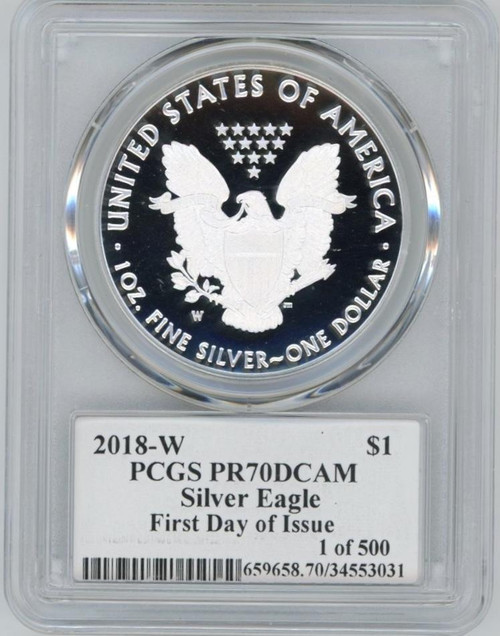 Austrian Mint 2018 W PROOF SILVER EAGLE PCGS PR70 DCAM CLEVELAND TORCH FIRST DAY ISSUE FDI Austrian Mint 2018 W PROOF SILVER EAGLE PCGS PR70 DCAM CLEVELAND TORCH FIRST DAY ISSUE FDI