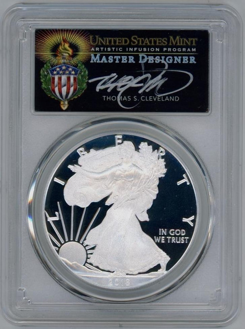Austrian Mint 2018 W PROOF SILVER EAGLE PCGS PR70 DCAM CLEVELAND TORCH FIRST DAY ISSUE FDI