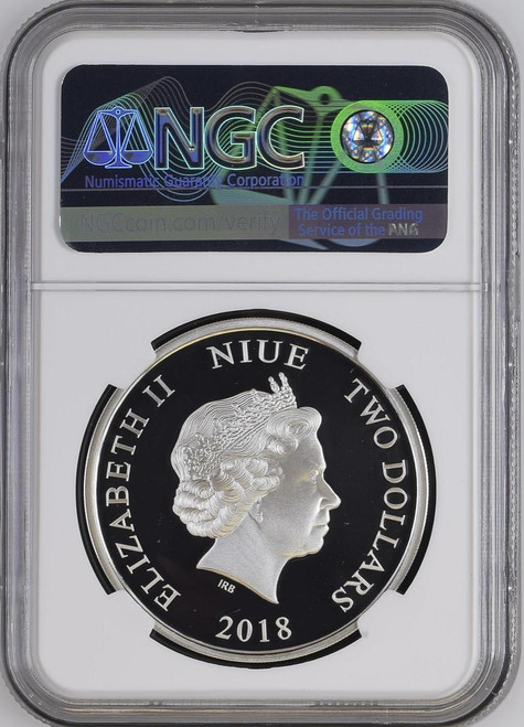 CINDERELLA DISNEY PRINCESS 2018 NIUE 1oz SILVER COIN NGC PF 70 UC